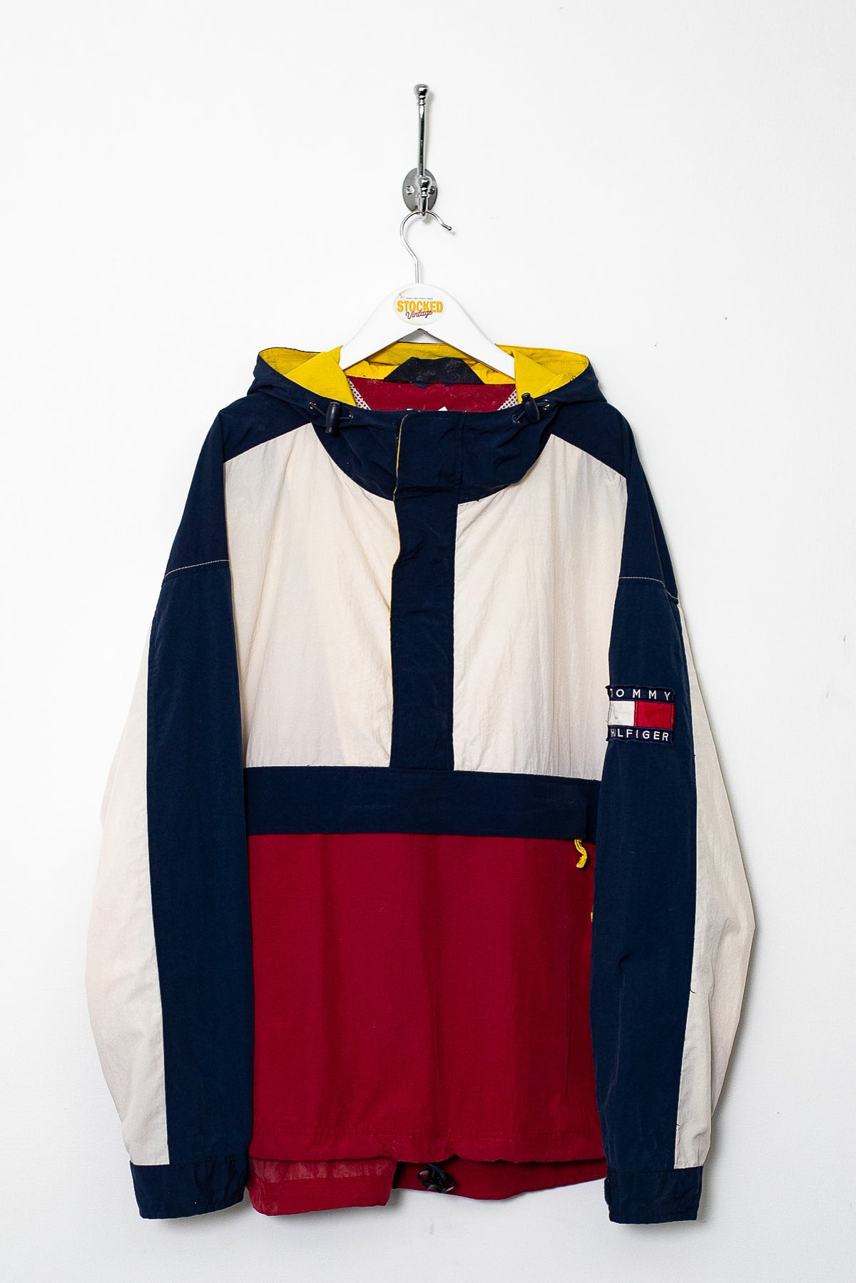90s Tommy Hilfiger 1/4 Zip Jacket (L)