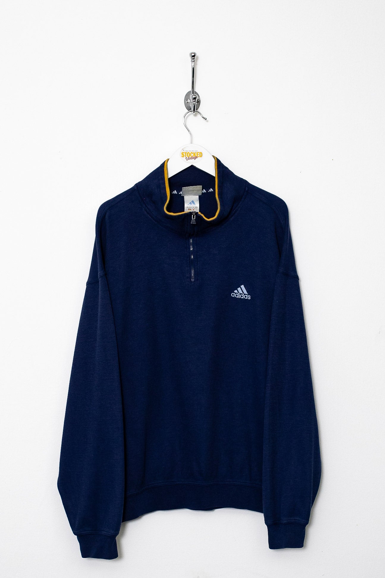 adidas vintage half zip