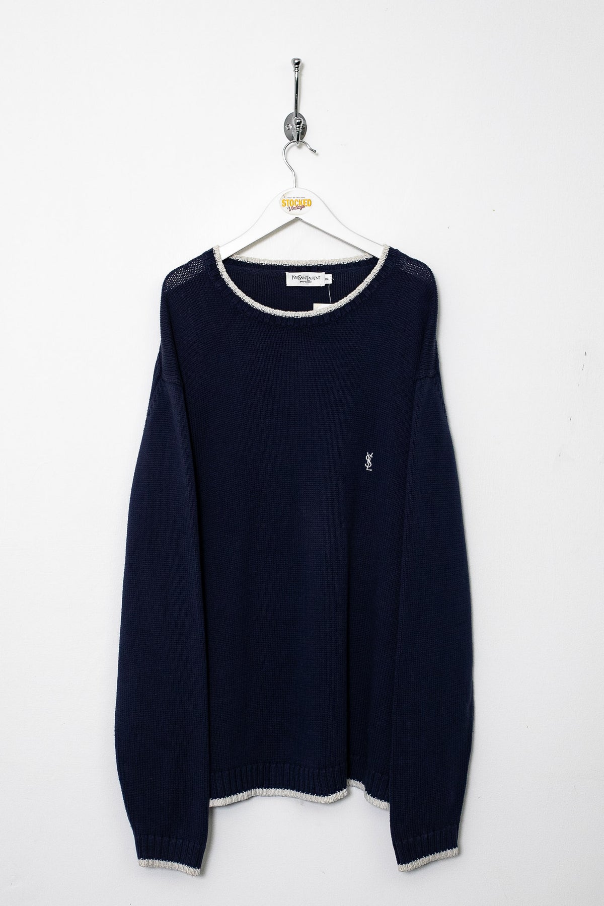 90s YSL Heavyweight Knit Jumper (XXL)