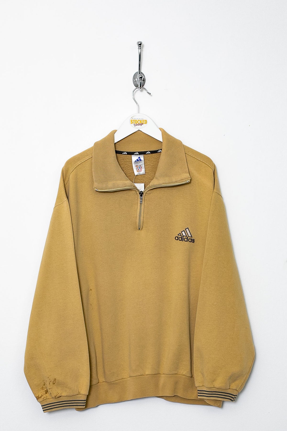 00s Adidas 1/4 Zip Sweatshirt (M)