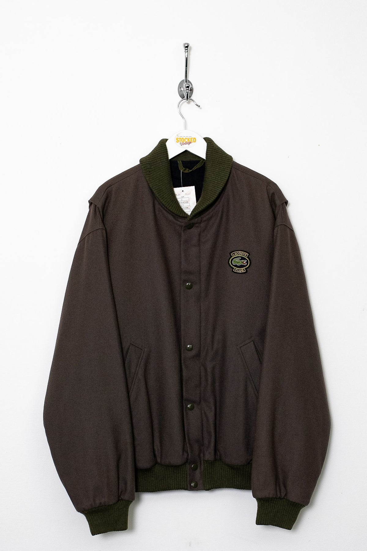 90s Lacoste Wool Bomber Jacket (L)