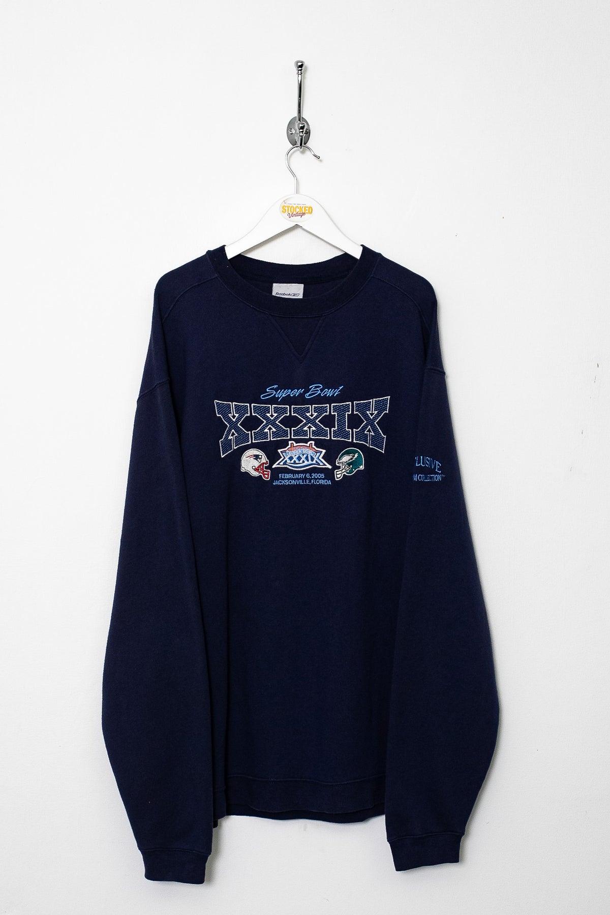 2005 Reebok NFL Super Bowl Sweatshirt (L)