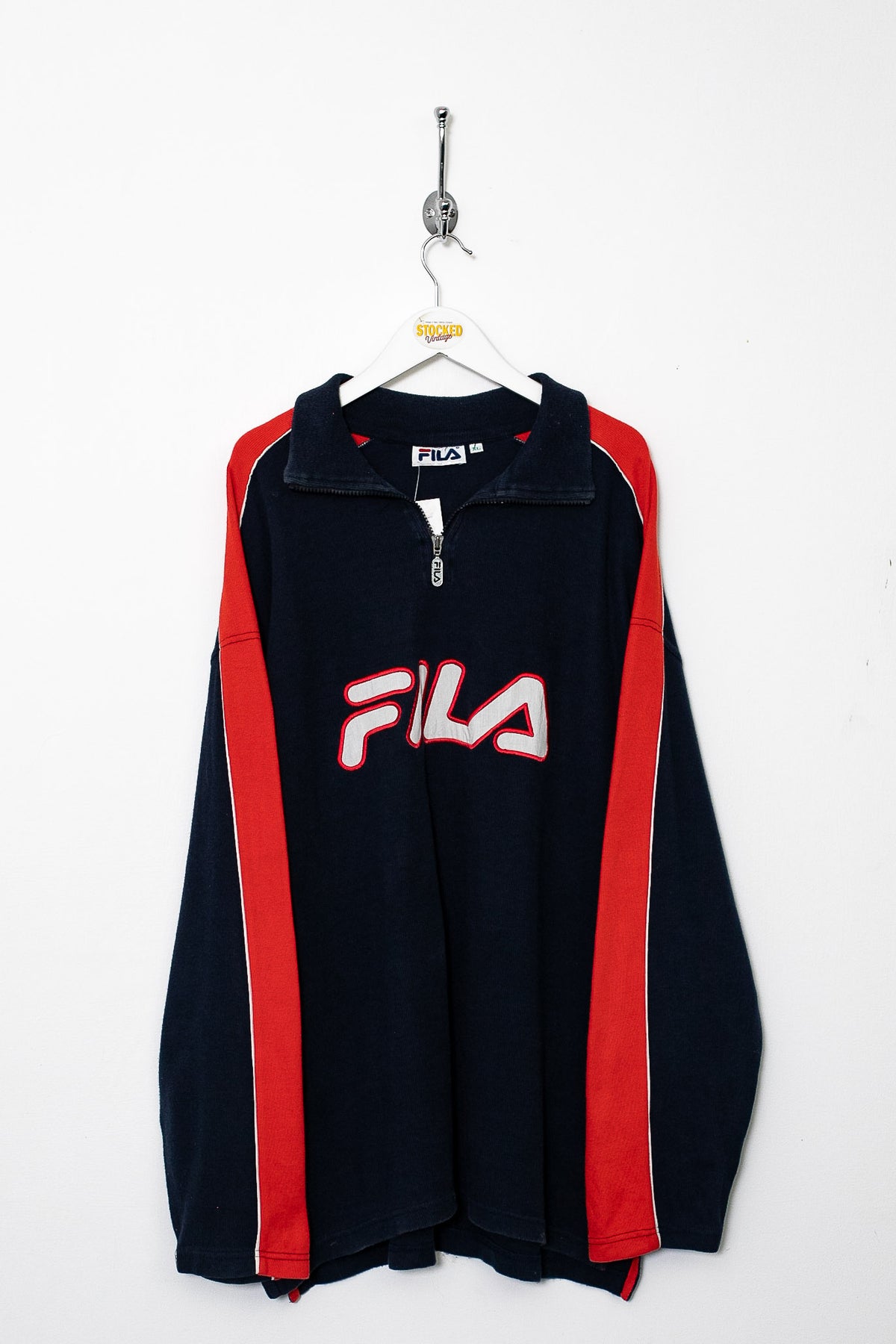 00s Fila 1/4 Zip Sweatshirt (XL)