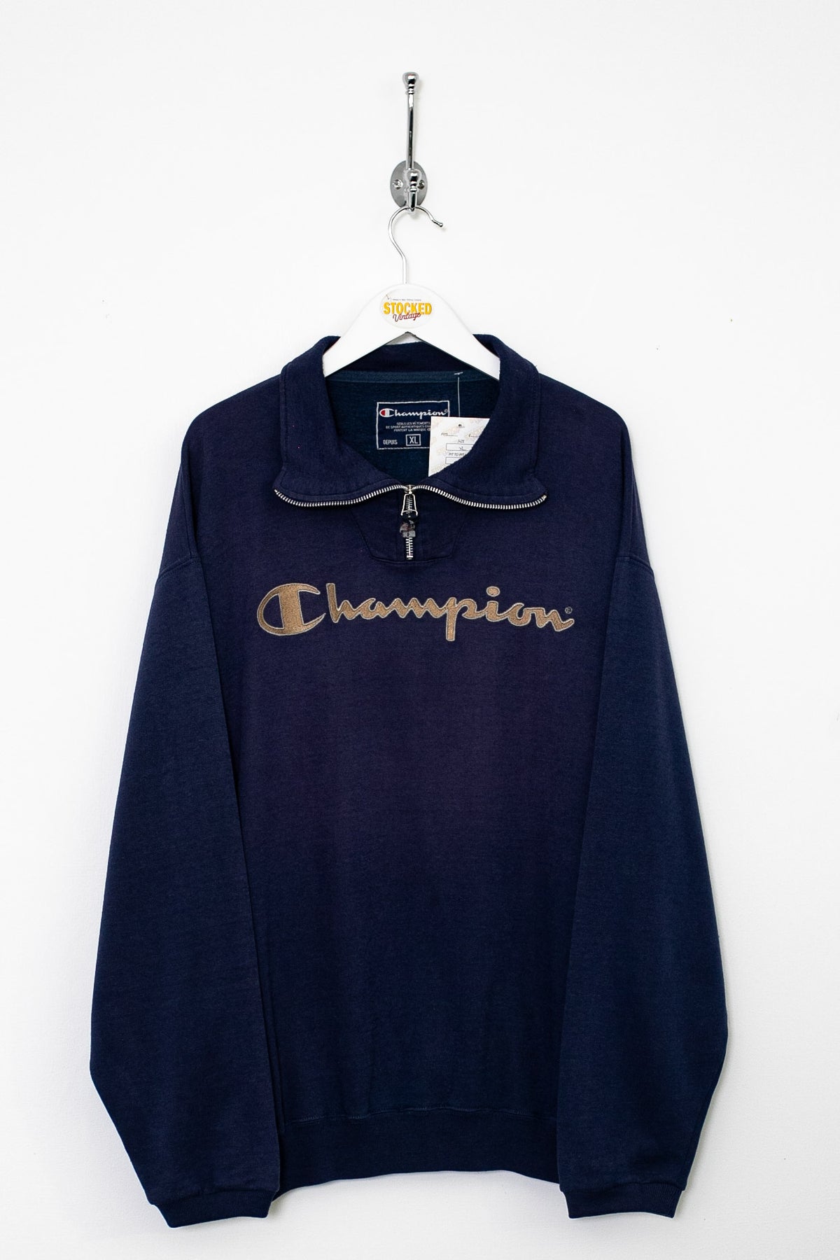 00s Champion 1/4 Zip Sweatshirt (L)
