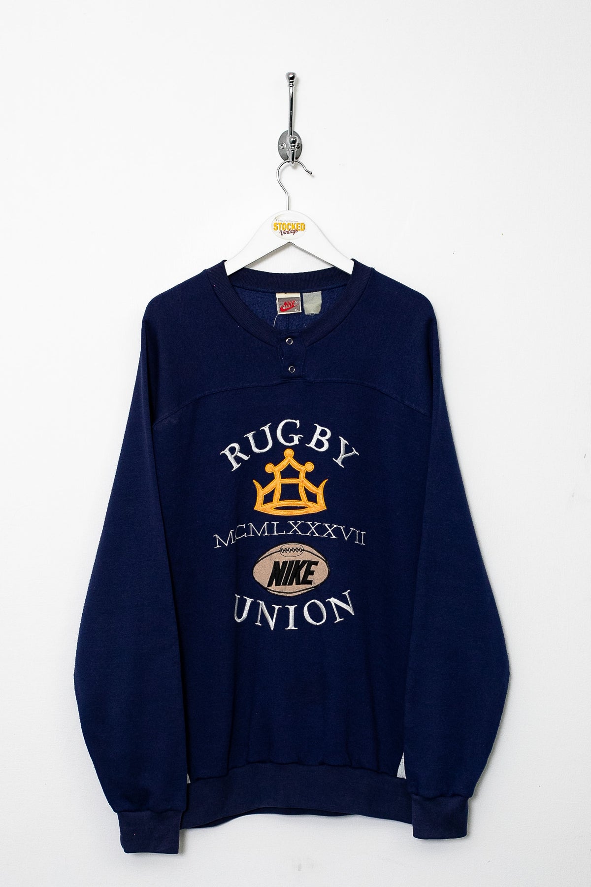 90s Nike Rugby Sweatshirt (L)