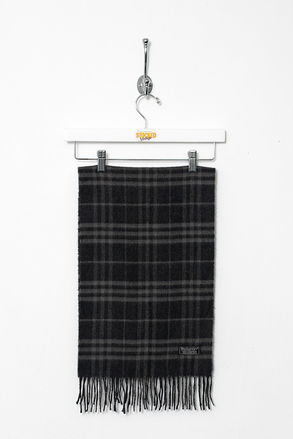 00s Burberry Nova Check Cashmere Scarf