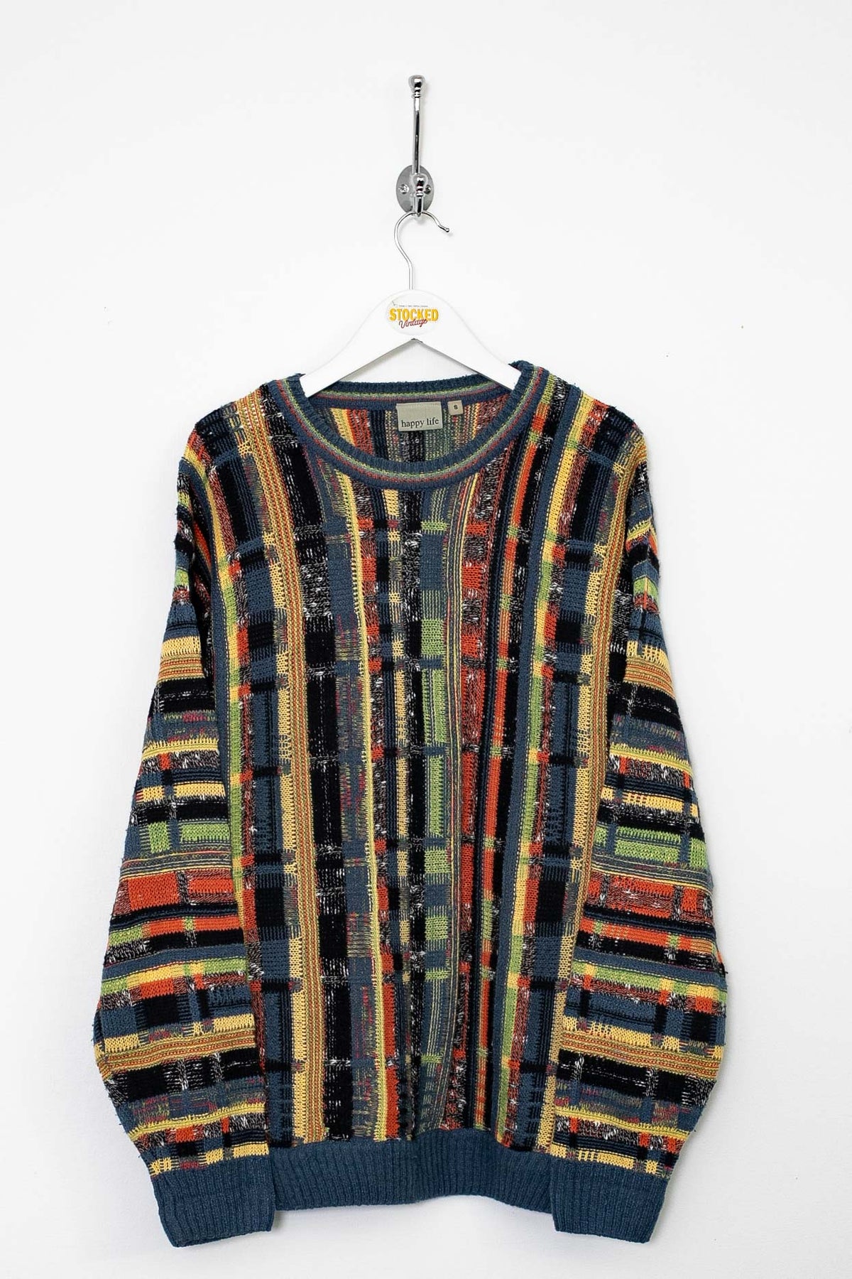00s Patterned Coogi Style Jumper (S)