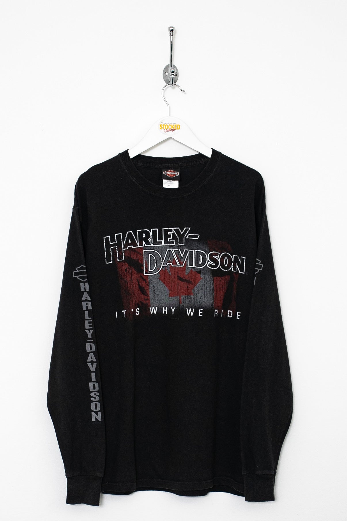 [SP VINTAGE]00s Harley Davidson ロンT 00s Harley Davidson Long Sleeve Tee (M) – Stocked Vintage