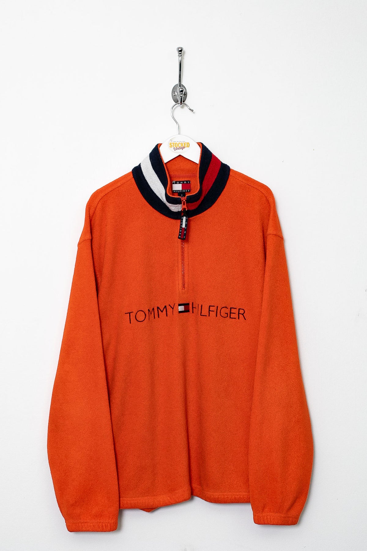 90s Tommy Hilfiger 1/4 Zip Fleece (M)