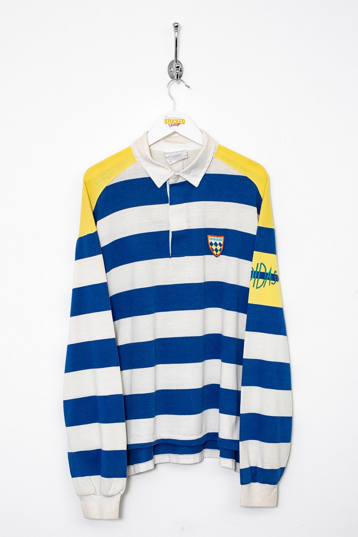 90s Adidas Rugby Shirt (L)