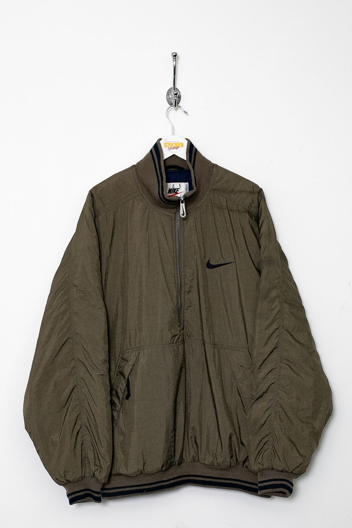 90s Nike 1/4 Zip Padded Coat (L)
