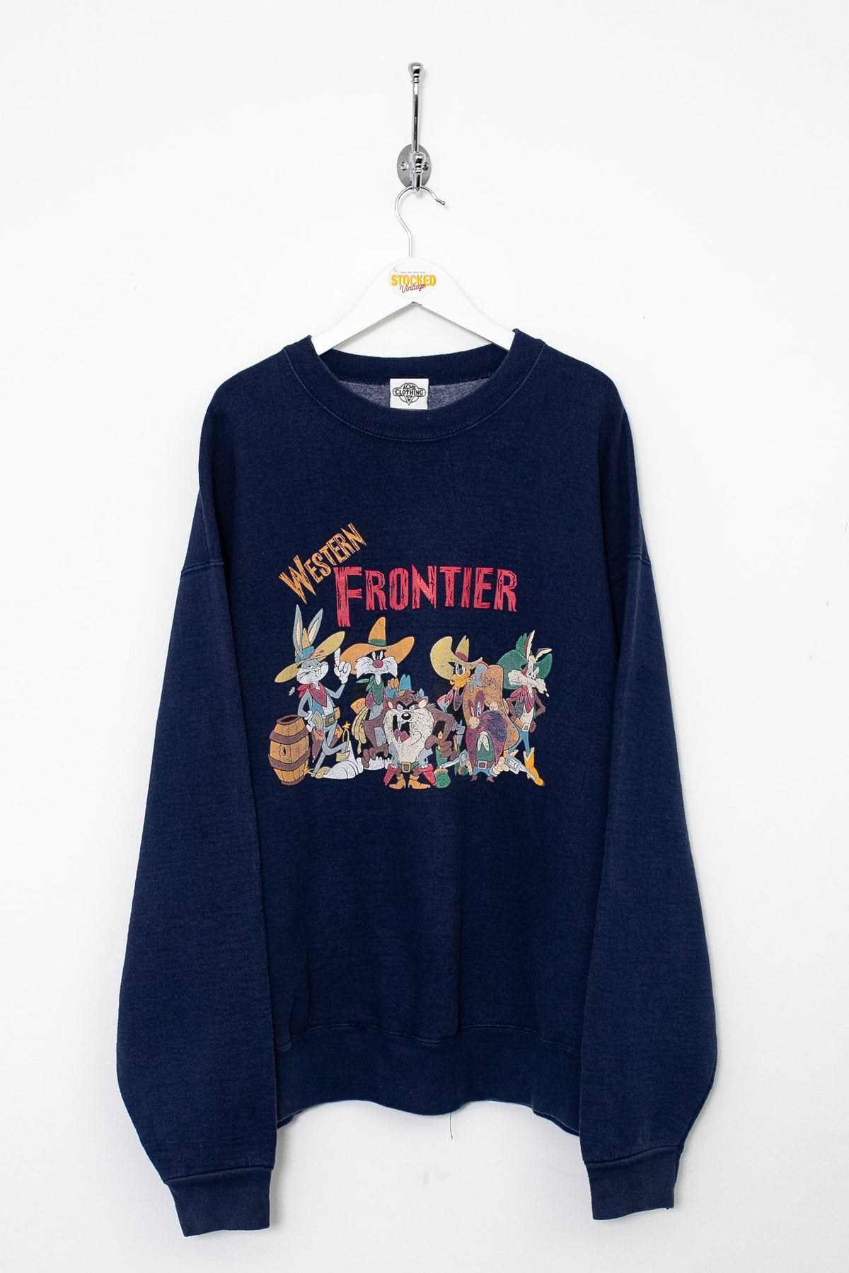 90s Looney Tunes Western Frontier Graphic Sweatshirt (XL)