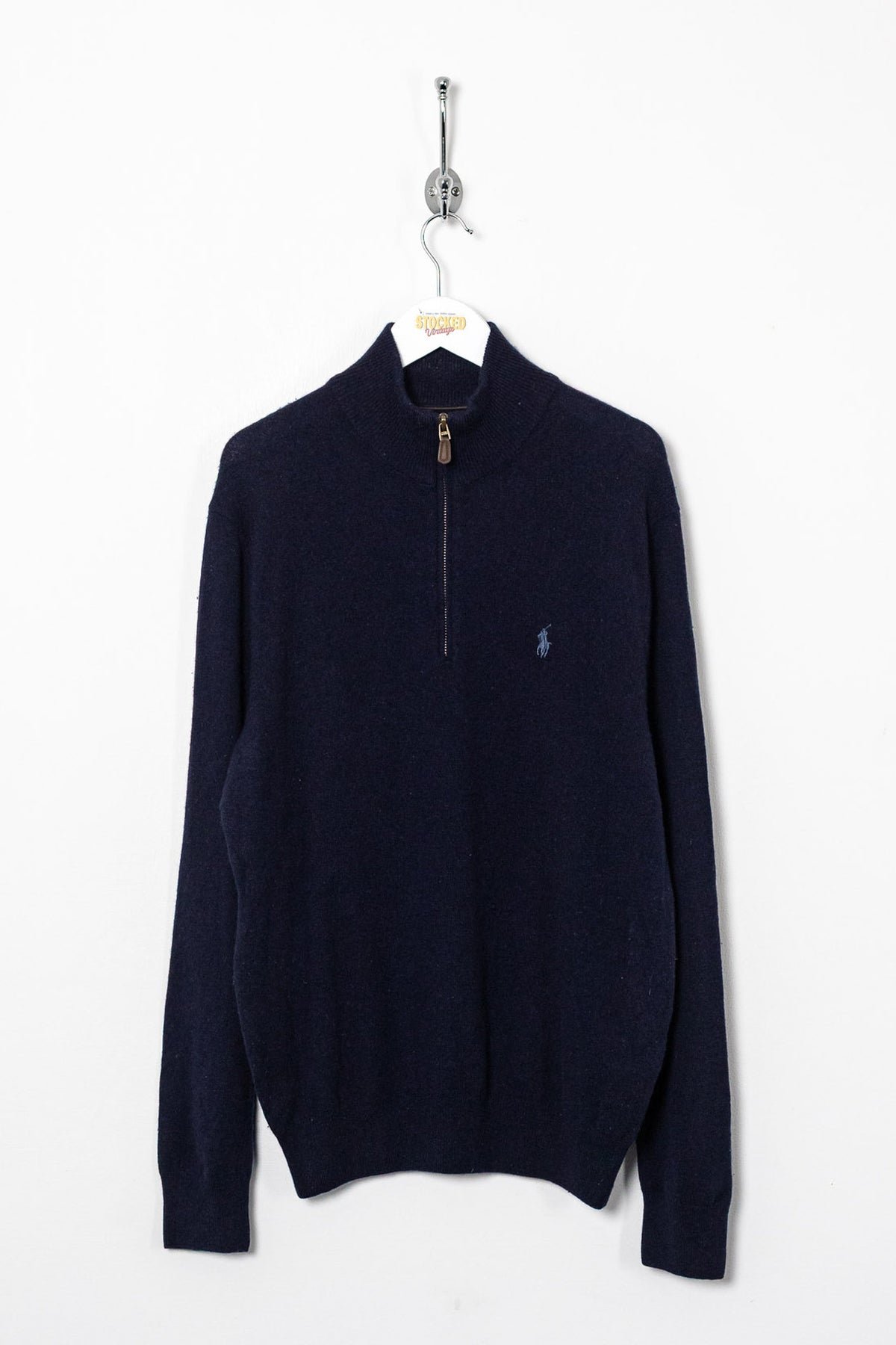 00s Ralph Lauren 1/4 Zip Knit Jumper (S)