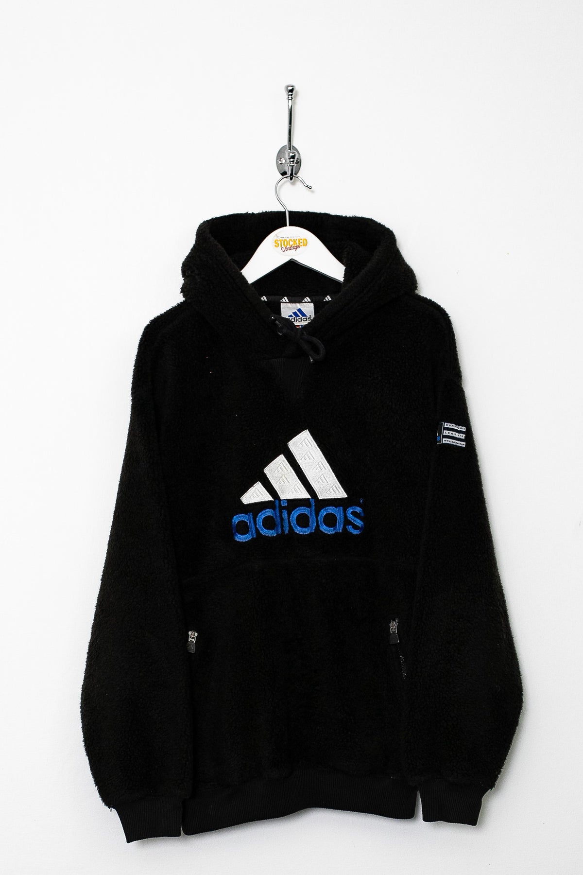 00s Adidas Sherpa Fleece Hoodie (M)