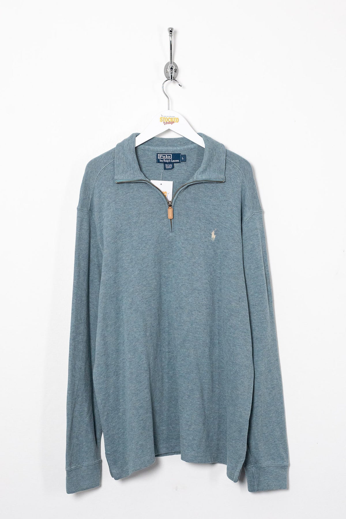 00s Ralph Lauren 1/4 Zip Sweatshirt (L)