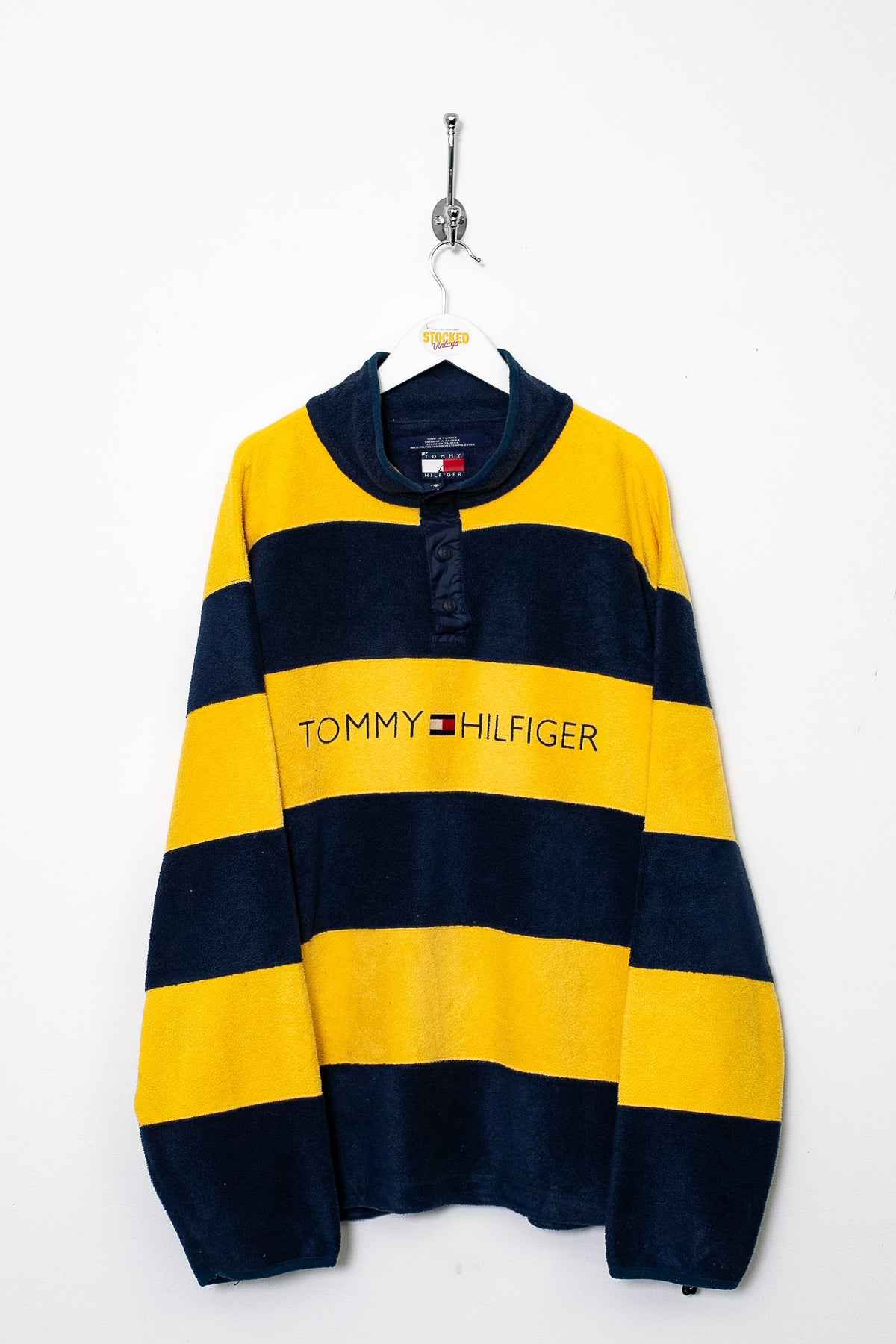 90s Tommy Hilfiger Popper Fleece (XL)