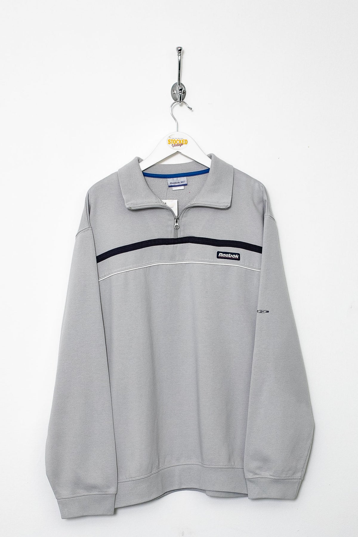 00s Reebok 1/4 Zip Sweatshirt (L)
