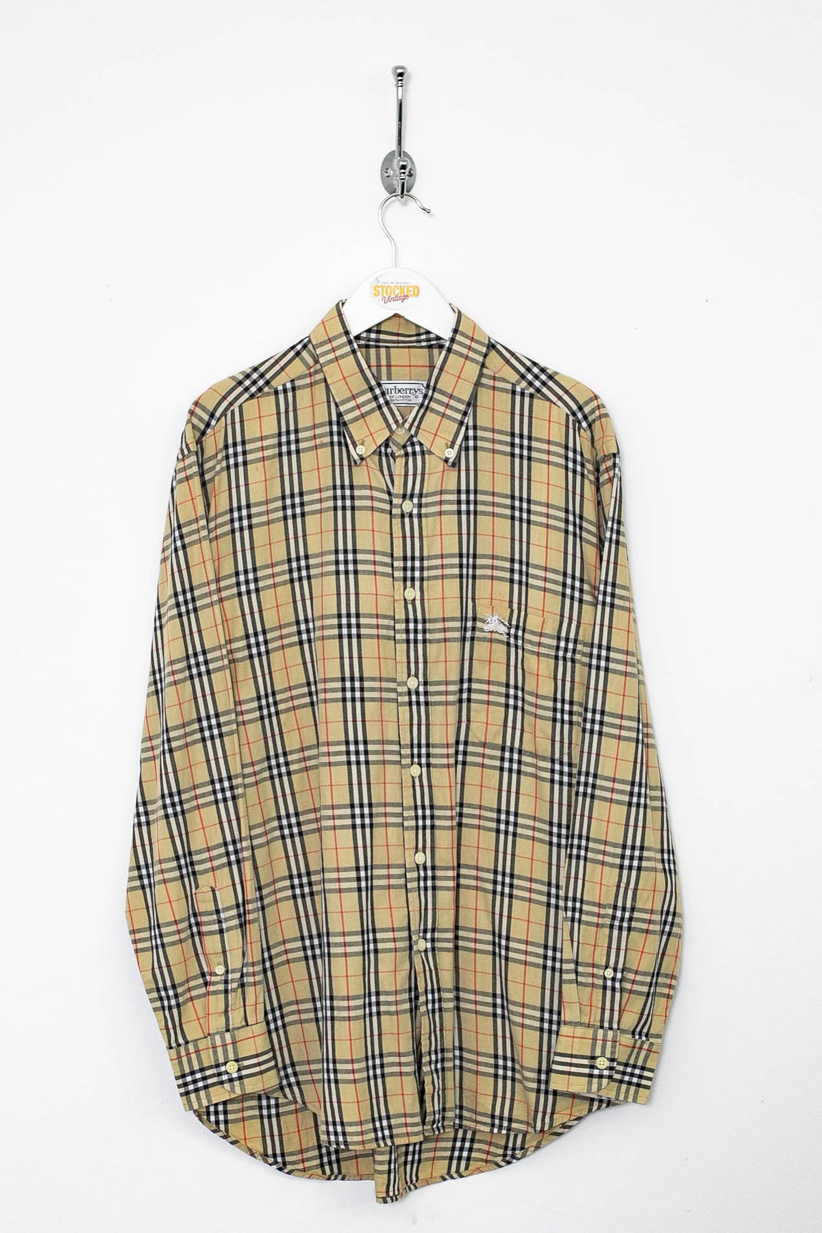 90s Burberry Nova Check Shirt (M)