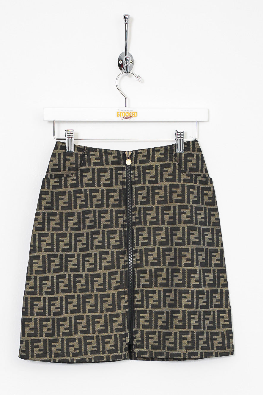 Womens 90s Fendi Monogram Skirt (XS)