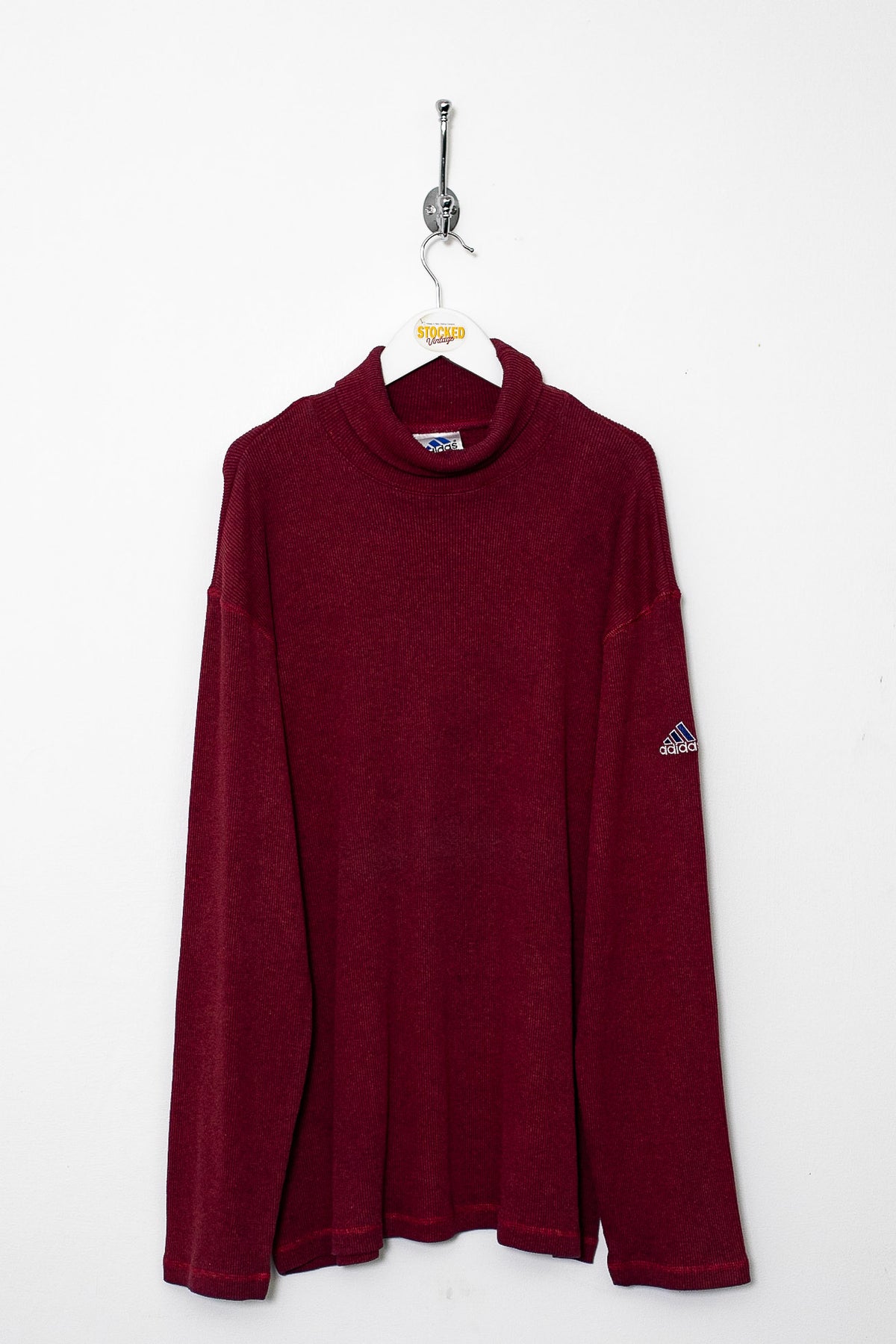 90s Adidas Turtle Neck Jumper (XL)