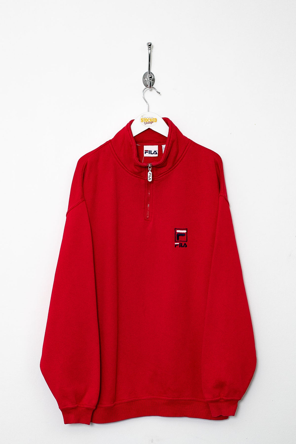 00s Fila 1/4 Zip Sweatshirt (L)