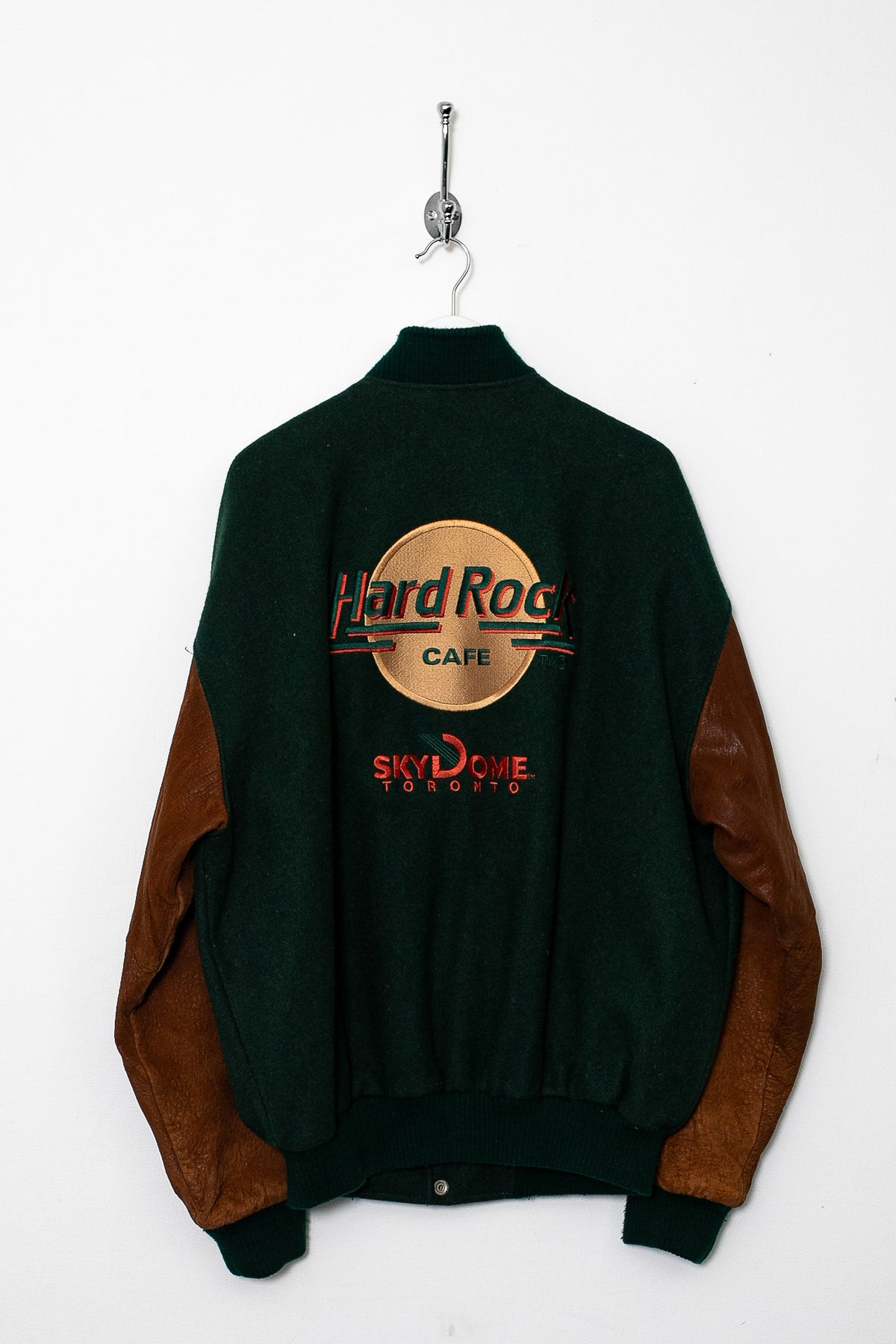 90s Hard Rock Cafe Wool Varsity Jacket (L)
