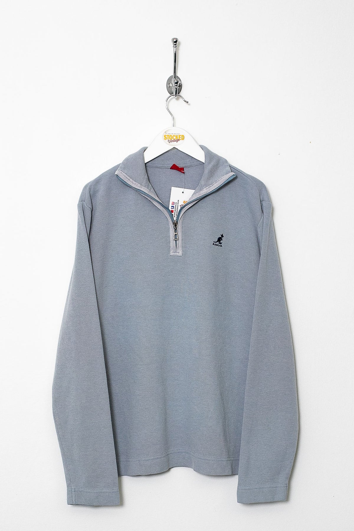 00s Kangol 1/4 Zip Sweatshirt (S)
