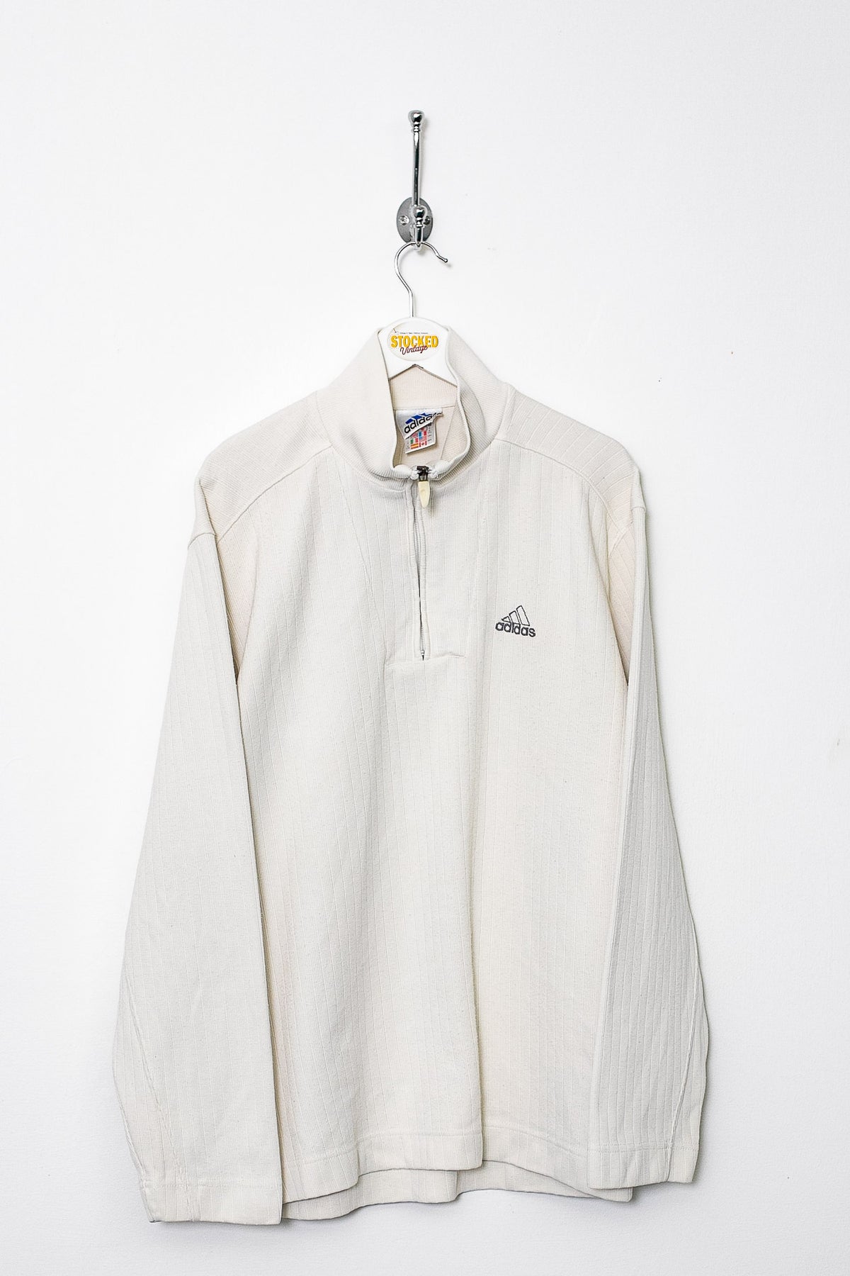 00s Adidas 1/4 Zip Sweatshirt (S)