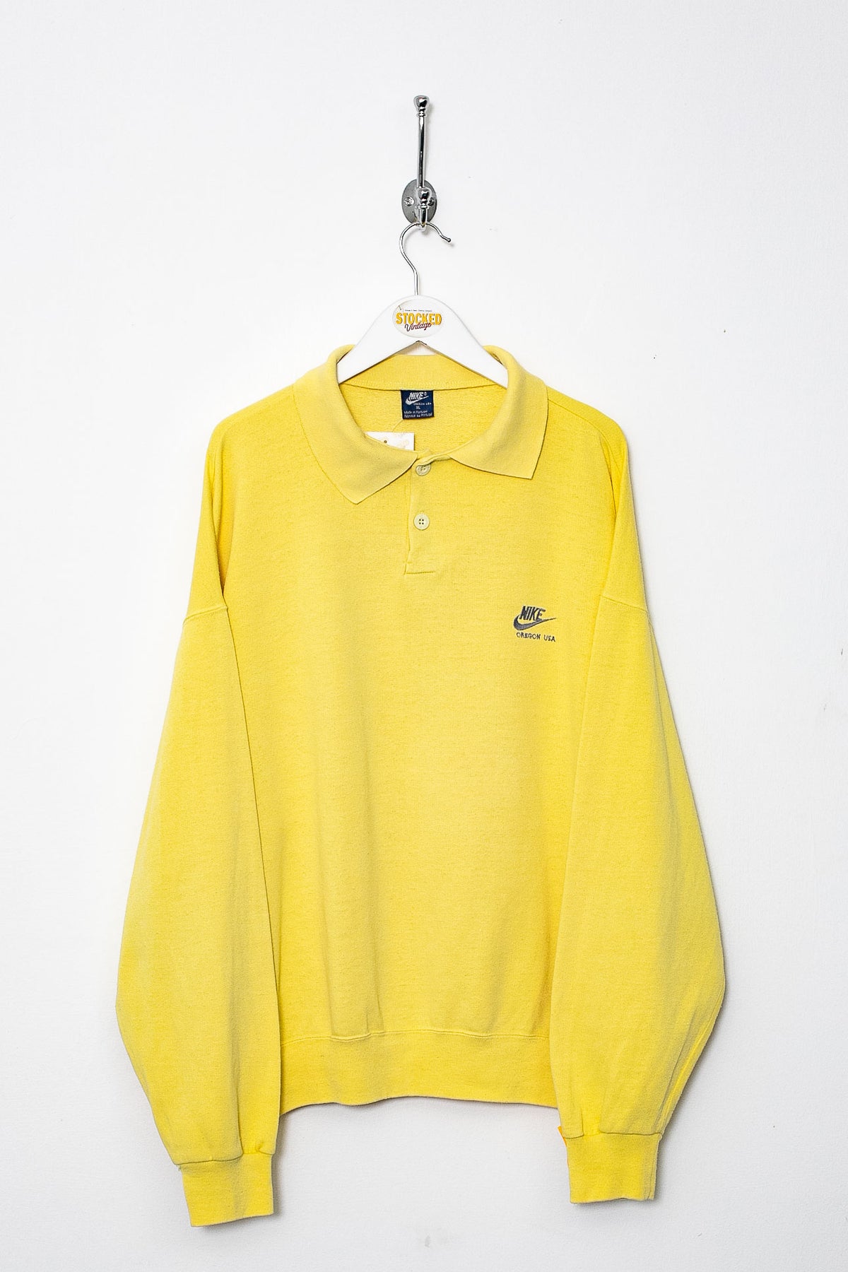 90s Nike Collared Sweatshirt (L)