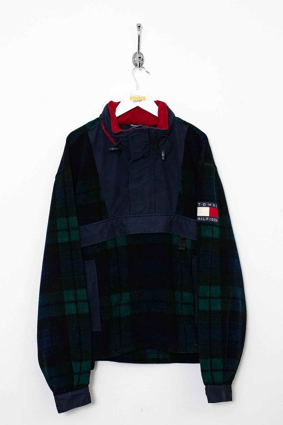 90s Tommy Hilfiger 1/4 Zip Fleece Jacket (S)