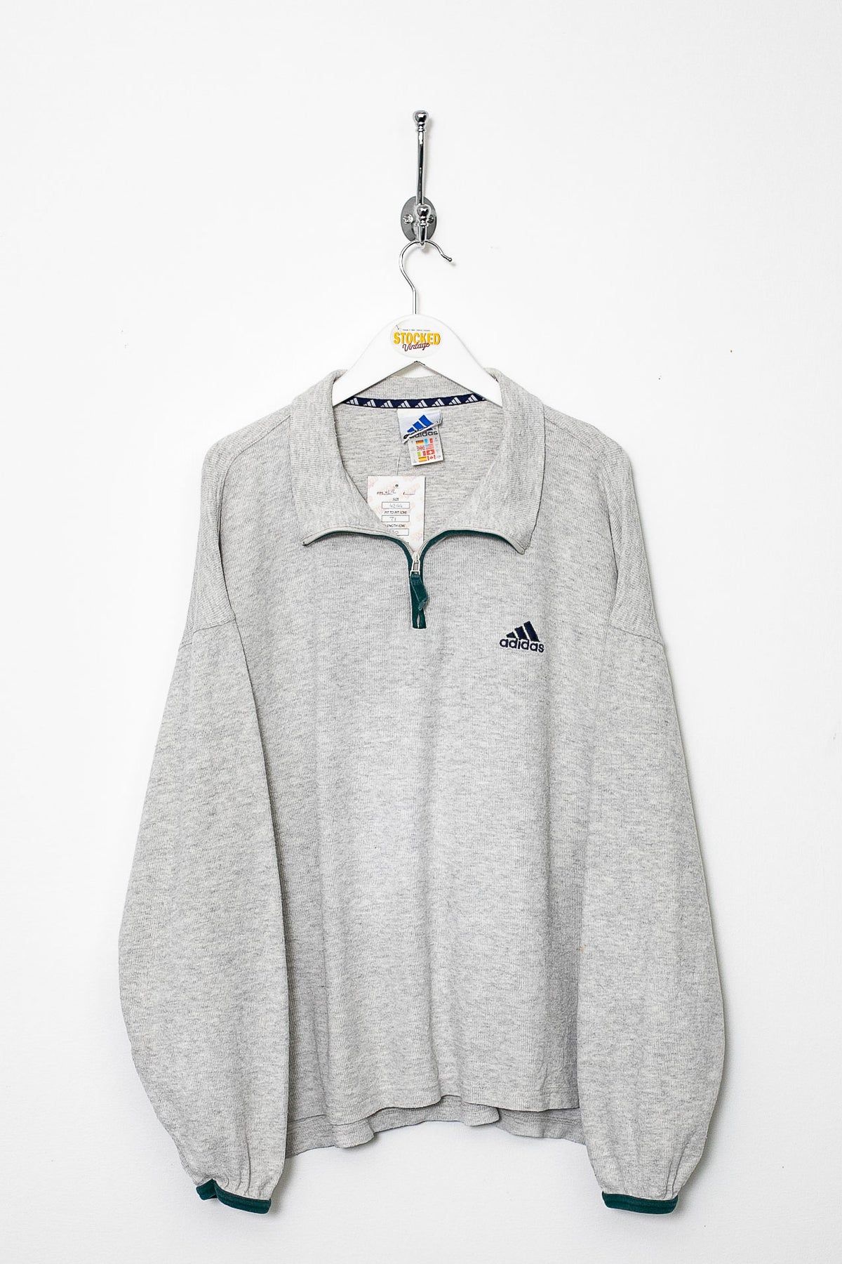 00s Adidas 1/4 Zip Sweatshirt (L)