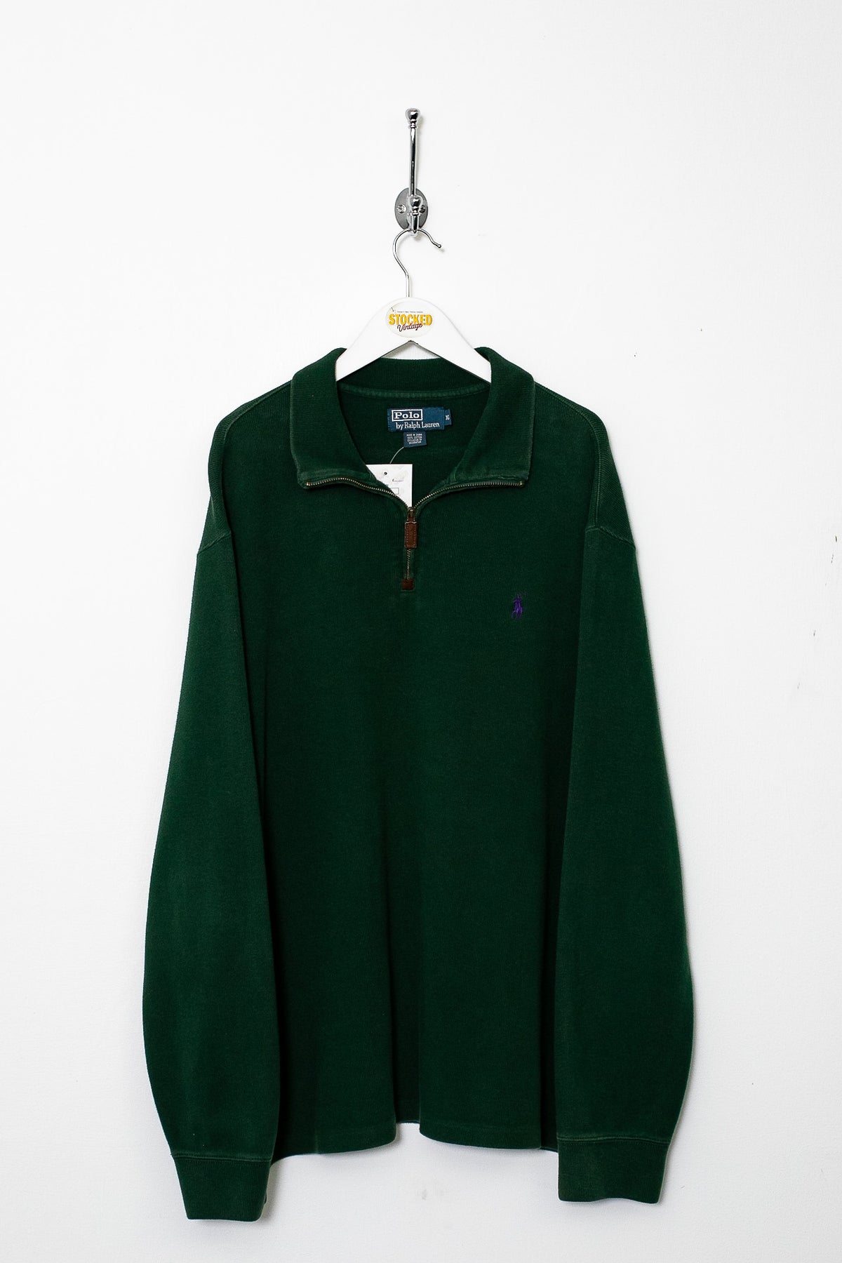 00s Ralph Lauren 1/4 Zip Sweatshirt (XL)