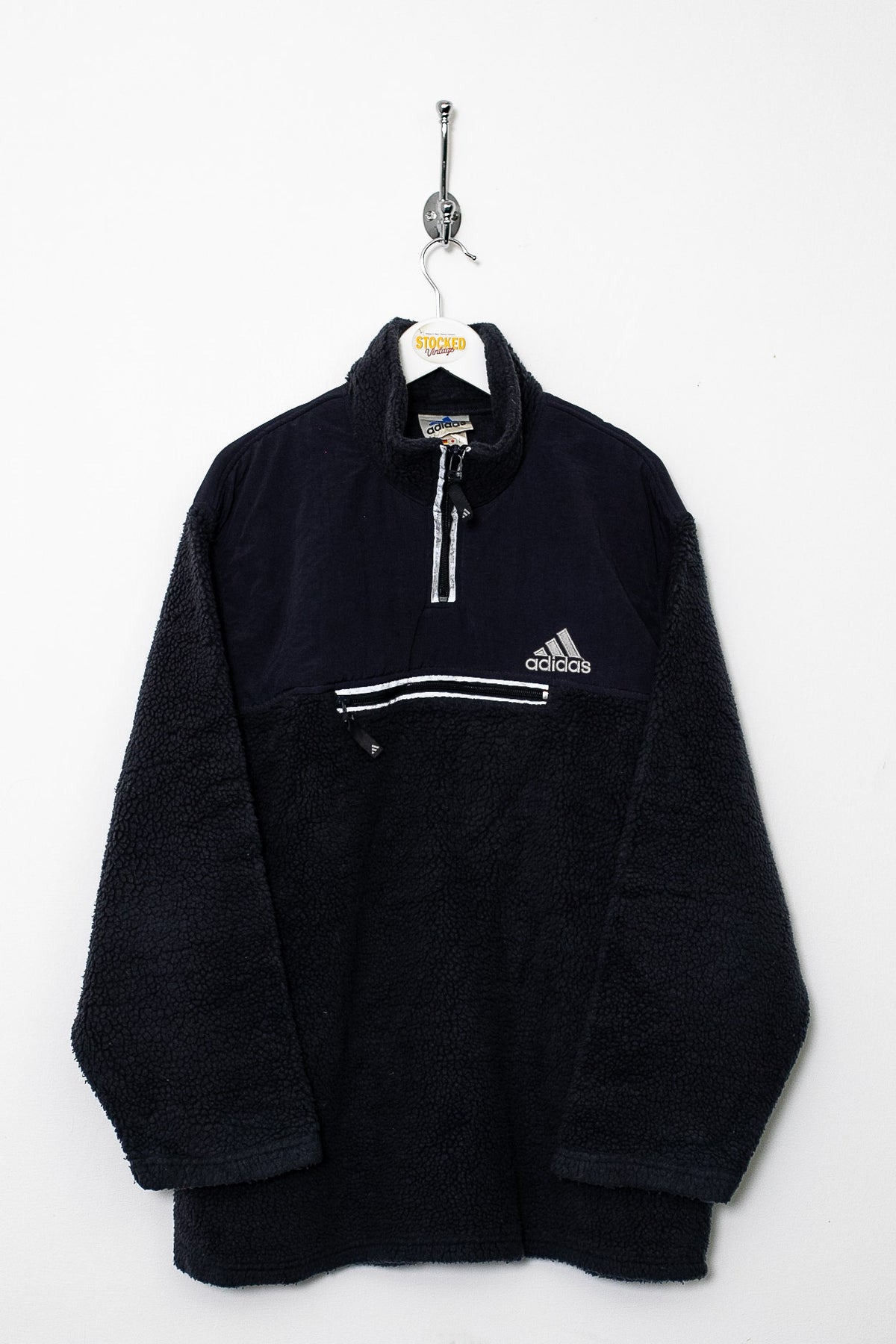 00s Adidas 1/4 Zip Sherpa Fleece (M)