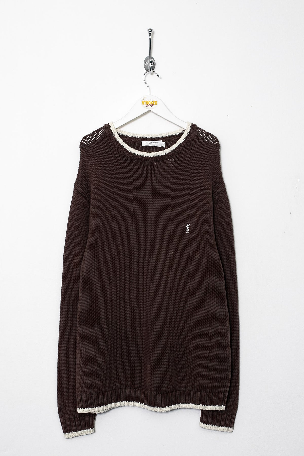 90s YSL Heavyweight Knit Jumper (XL)