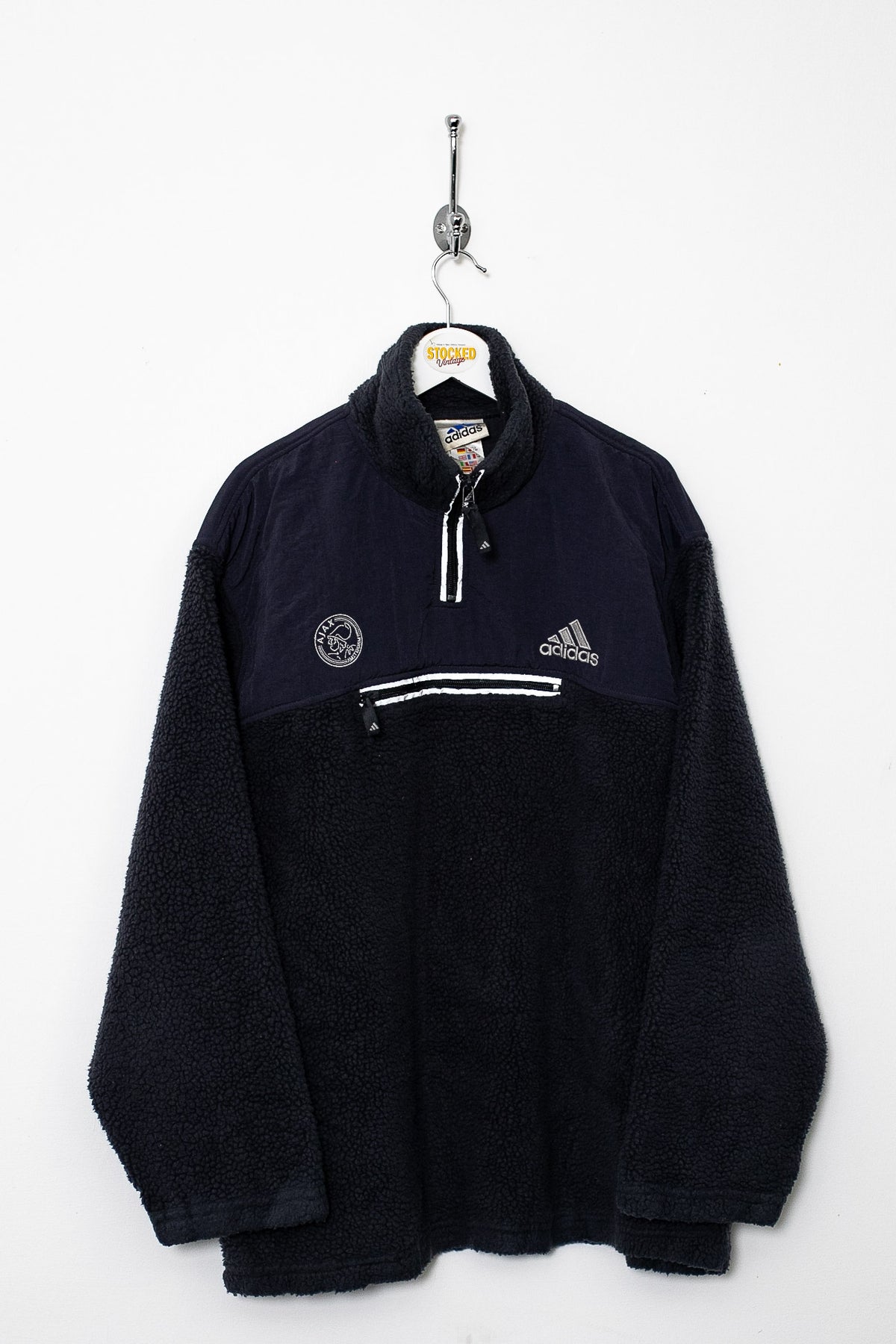 00s Adidas Ajax 1/4 Zip Sherpa Fleece (XL)