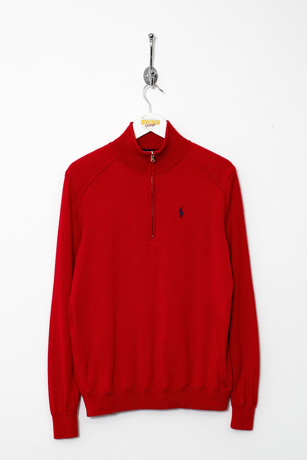 Womens Ralph Lauren 1/4 Zip Knit Jumper (M)