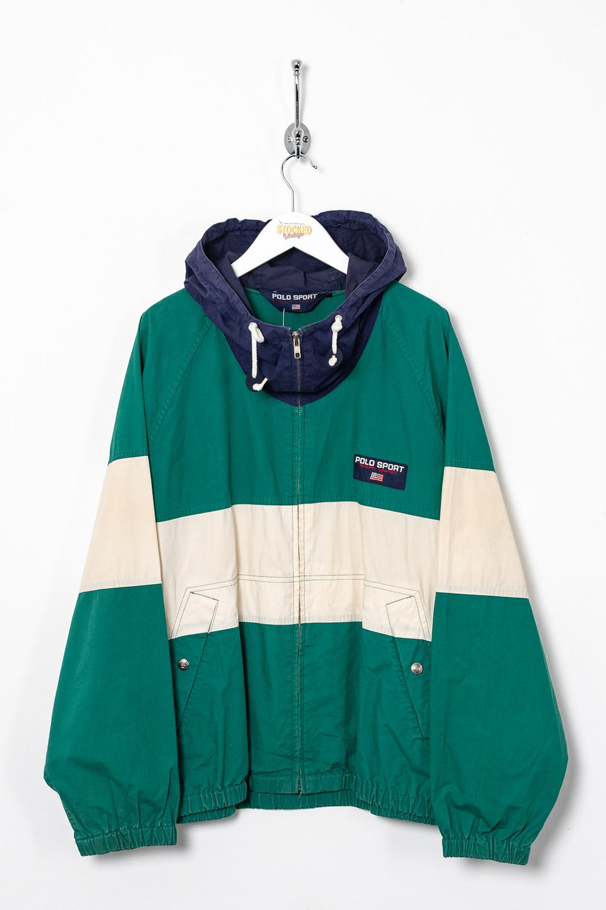 90s Ralph Lauren Polo Sport Hooded Jacket (XL)