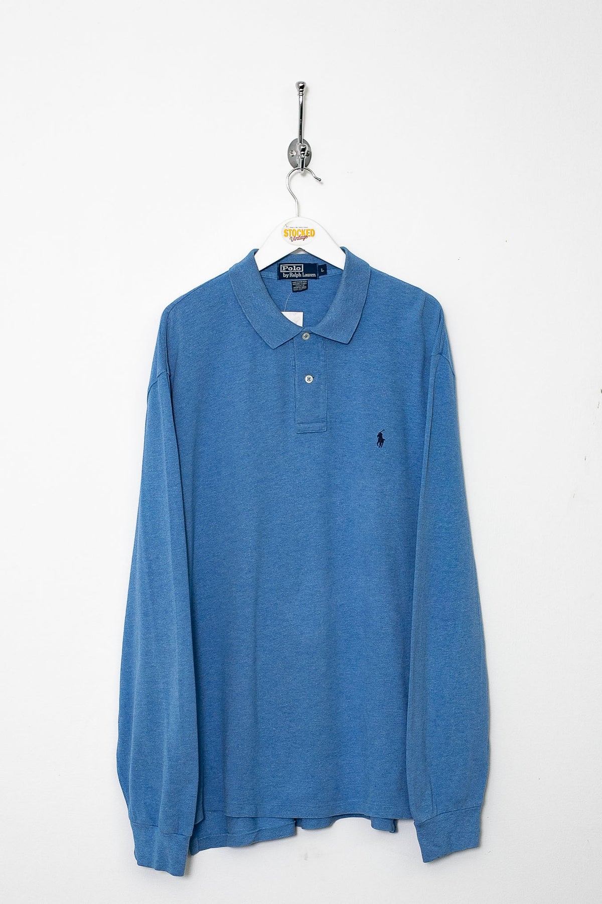 00s Ralph Lauren Long Sleeve Polo Shirt (L)