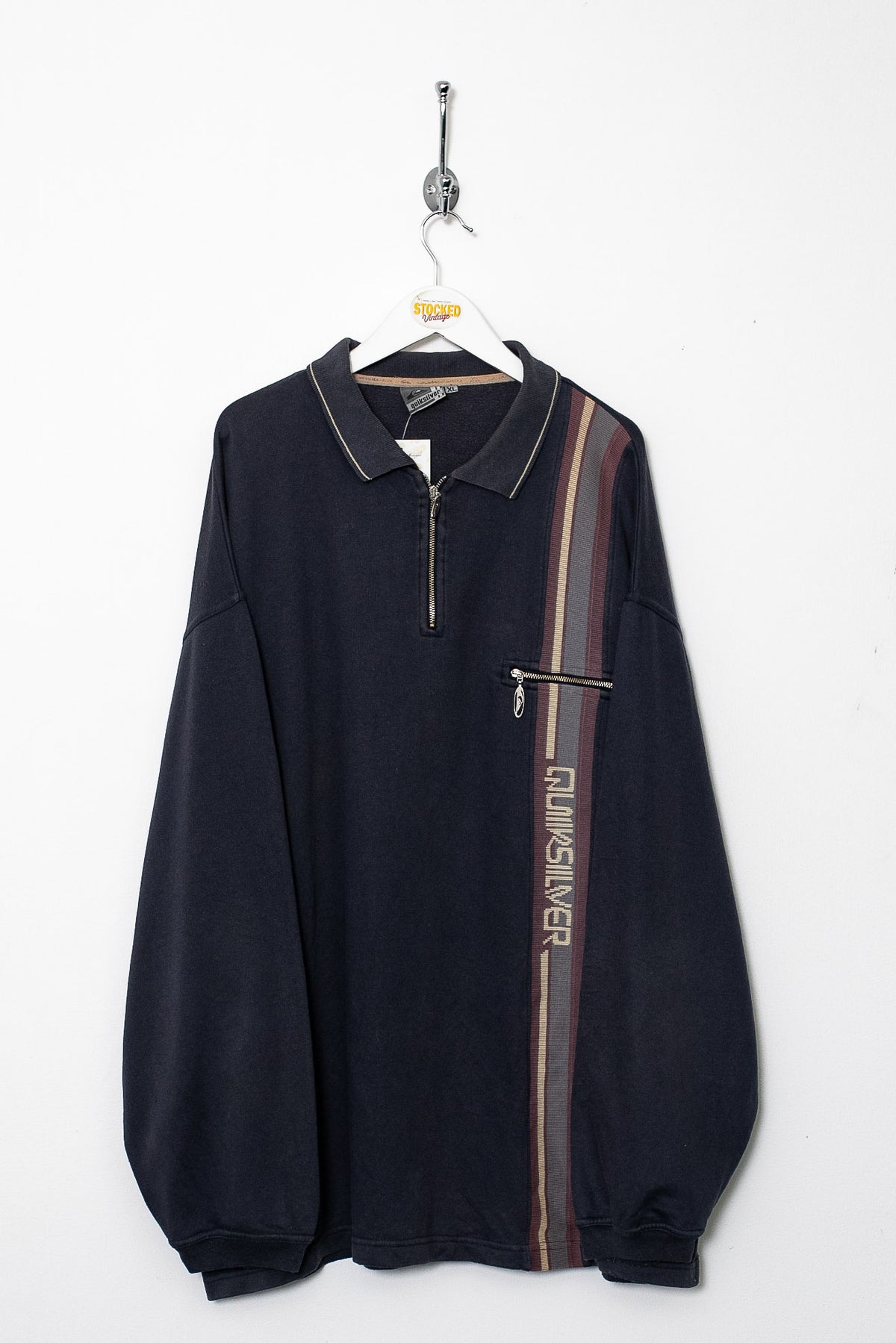 00s Quicksilver 1/4 Zip Sweatshirt (XL)