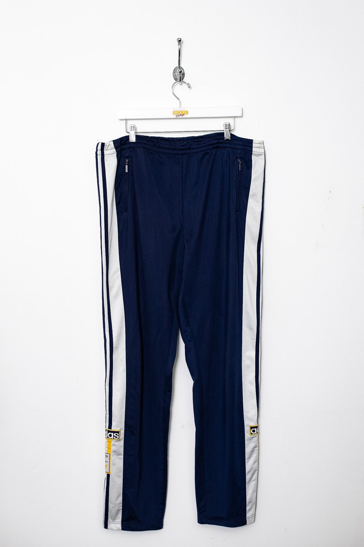 90s Adidas Tracksuit Popper Bottoms (W38)