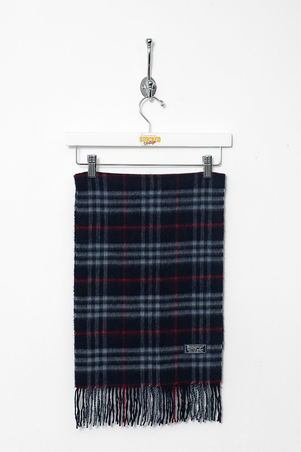 00s Burberry Nova Check Cashmere Scarf