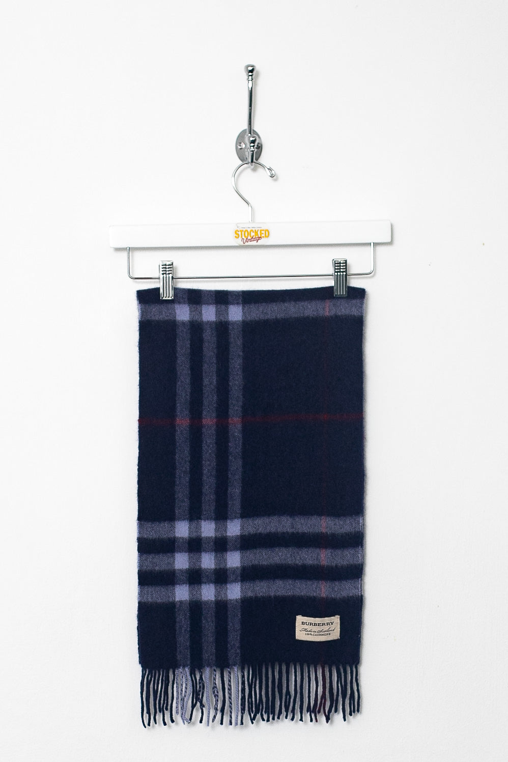 00s Burberry Nova Check Cashmere Scarf