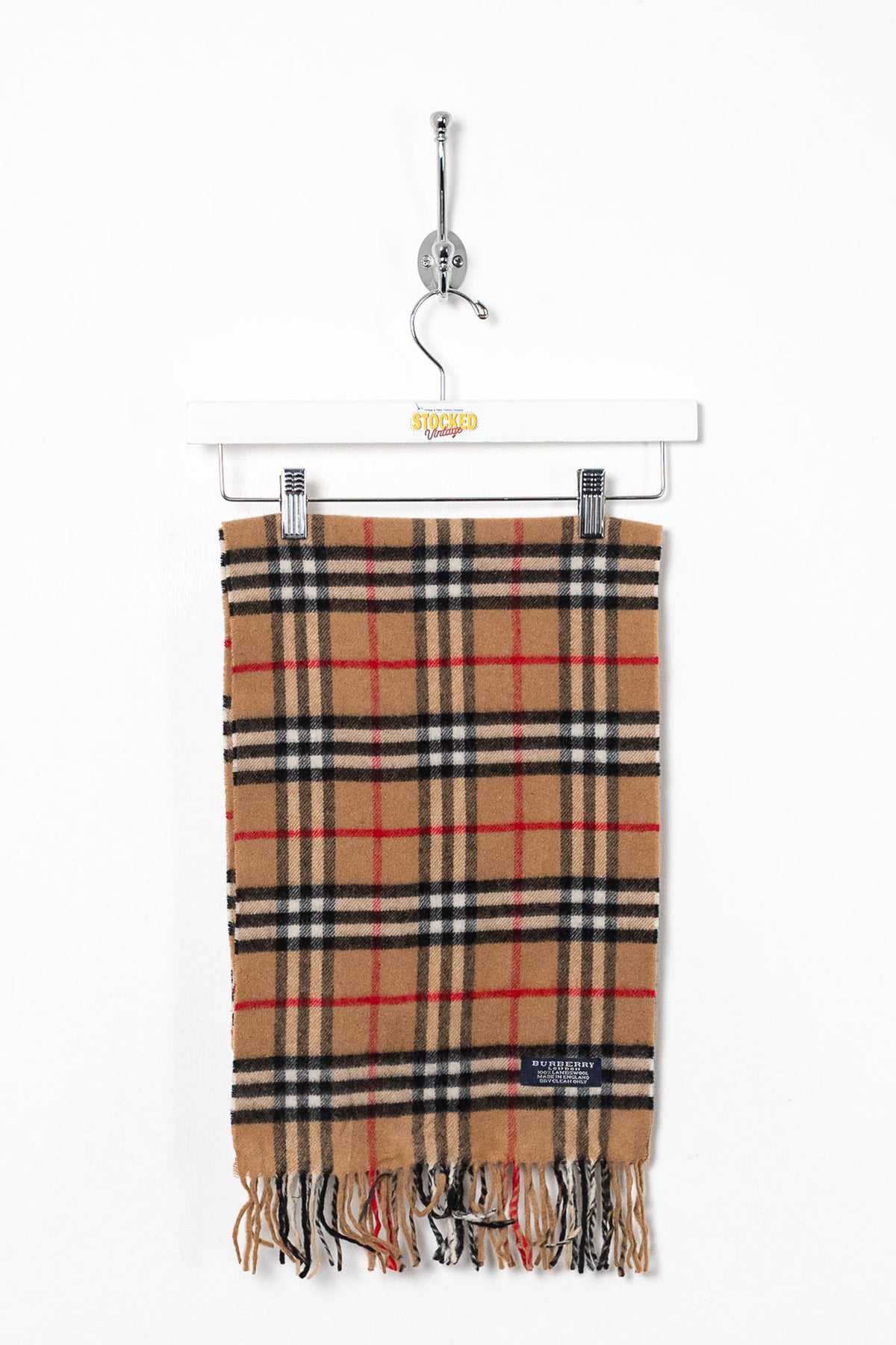 00s Burberry Nova Check Lambswool Scarf