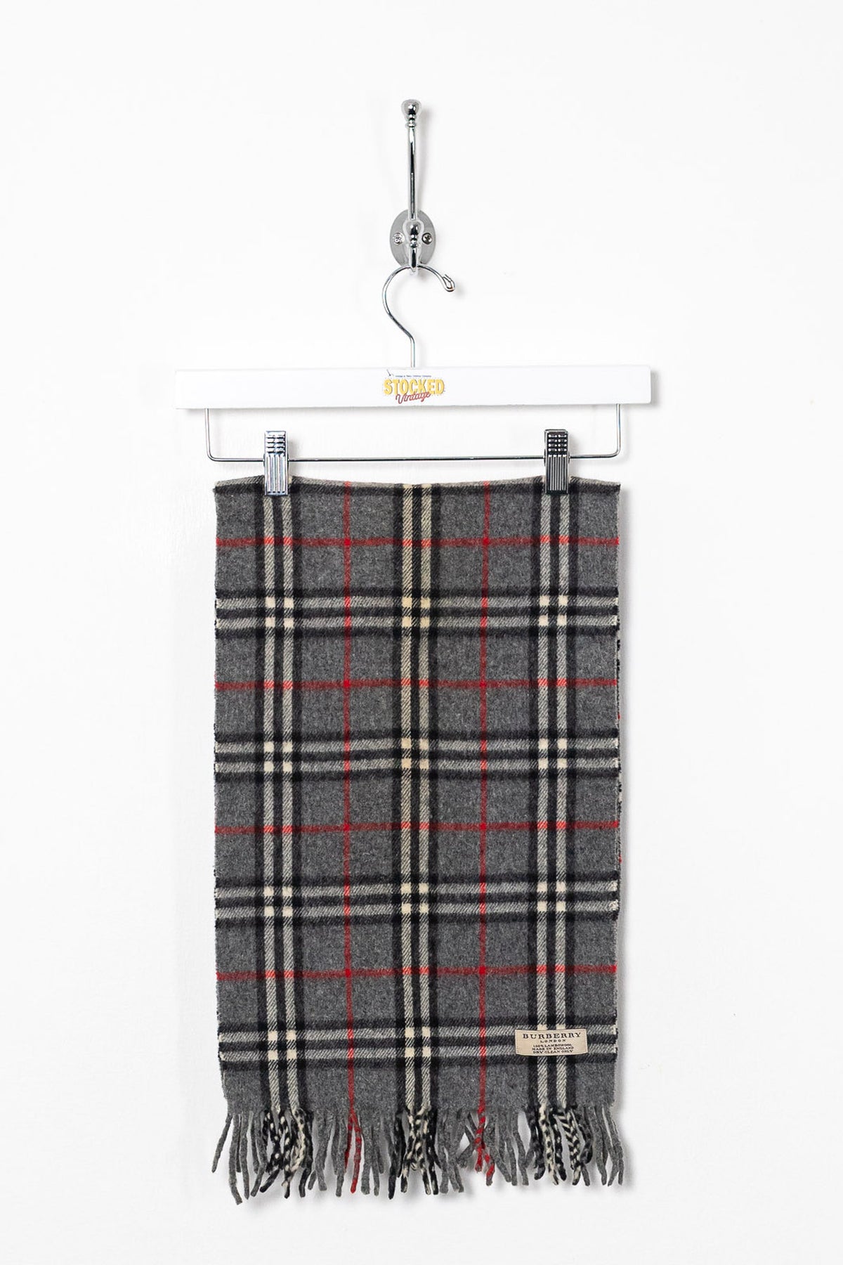 00s Burberry Nova Check Lambswool Scarf