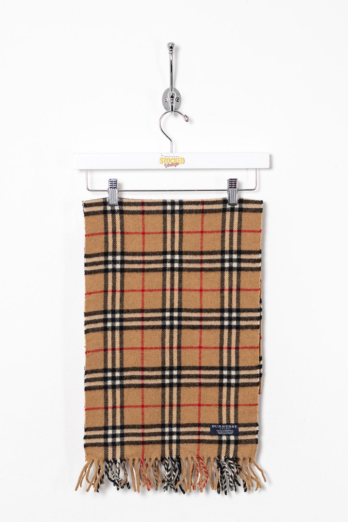 00s Burberry Nova Check Lambswool Scarf