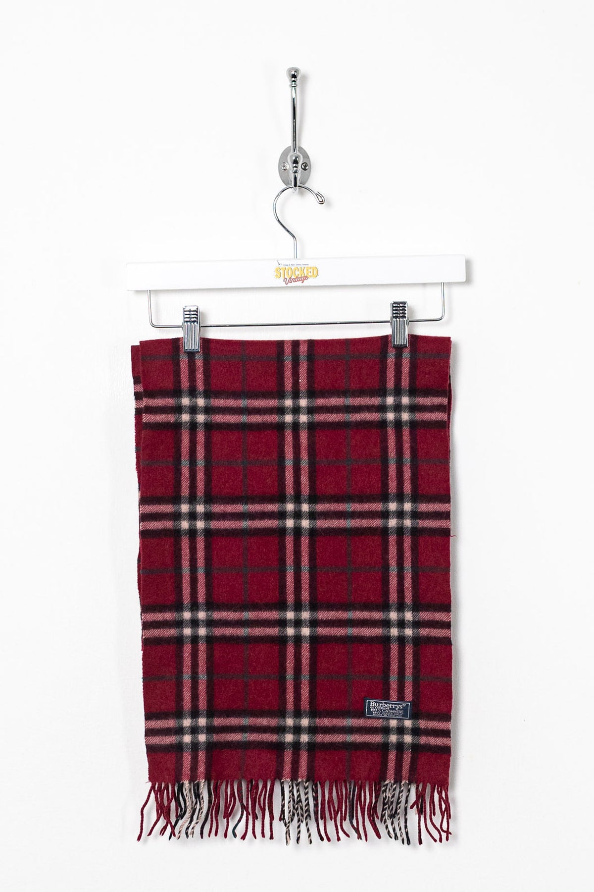 00s Burberry Nova Check Cashmere Scarf