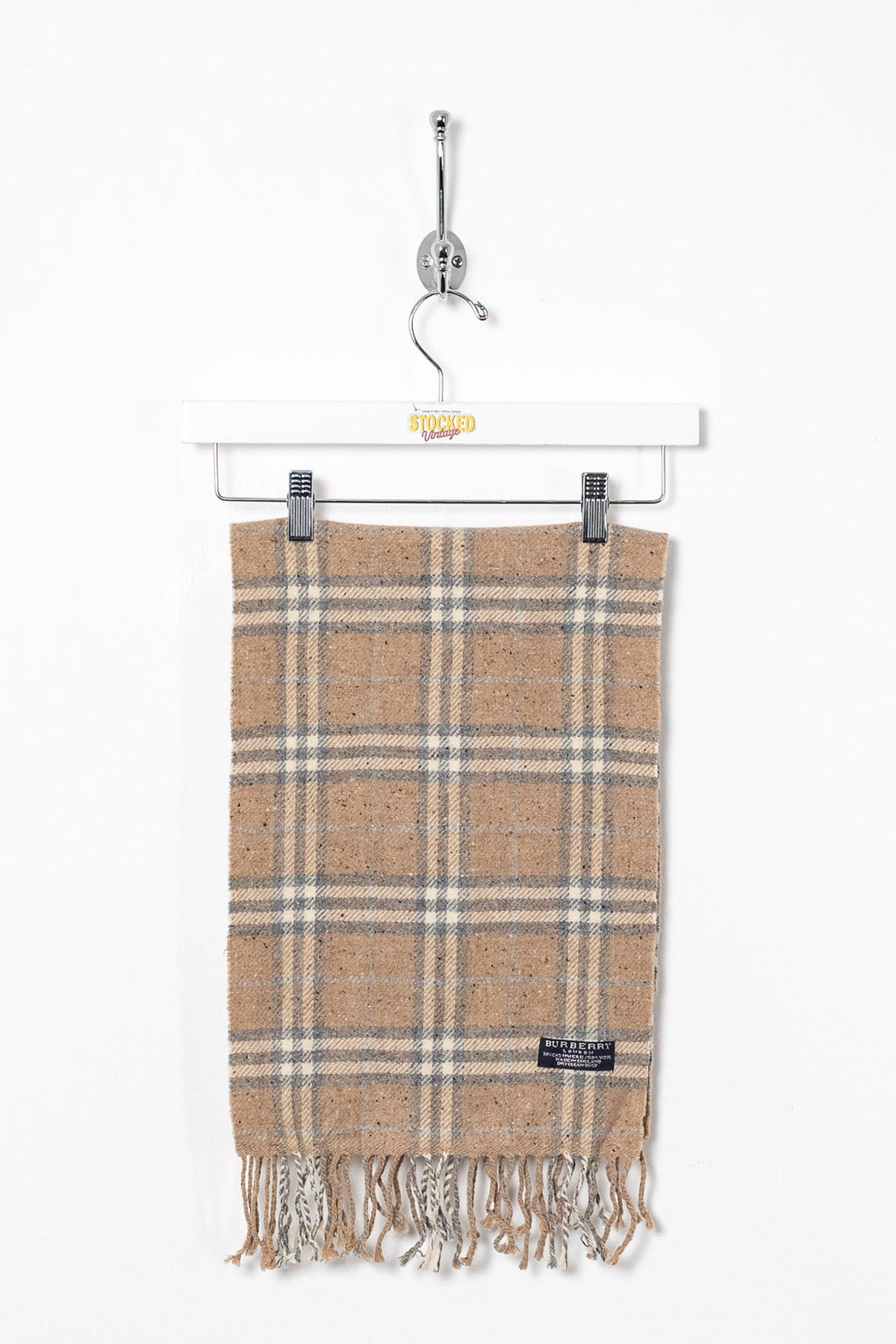 00s Burberry Nova Check Cashmere Scarf