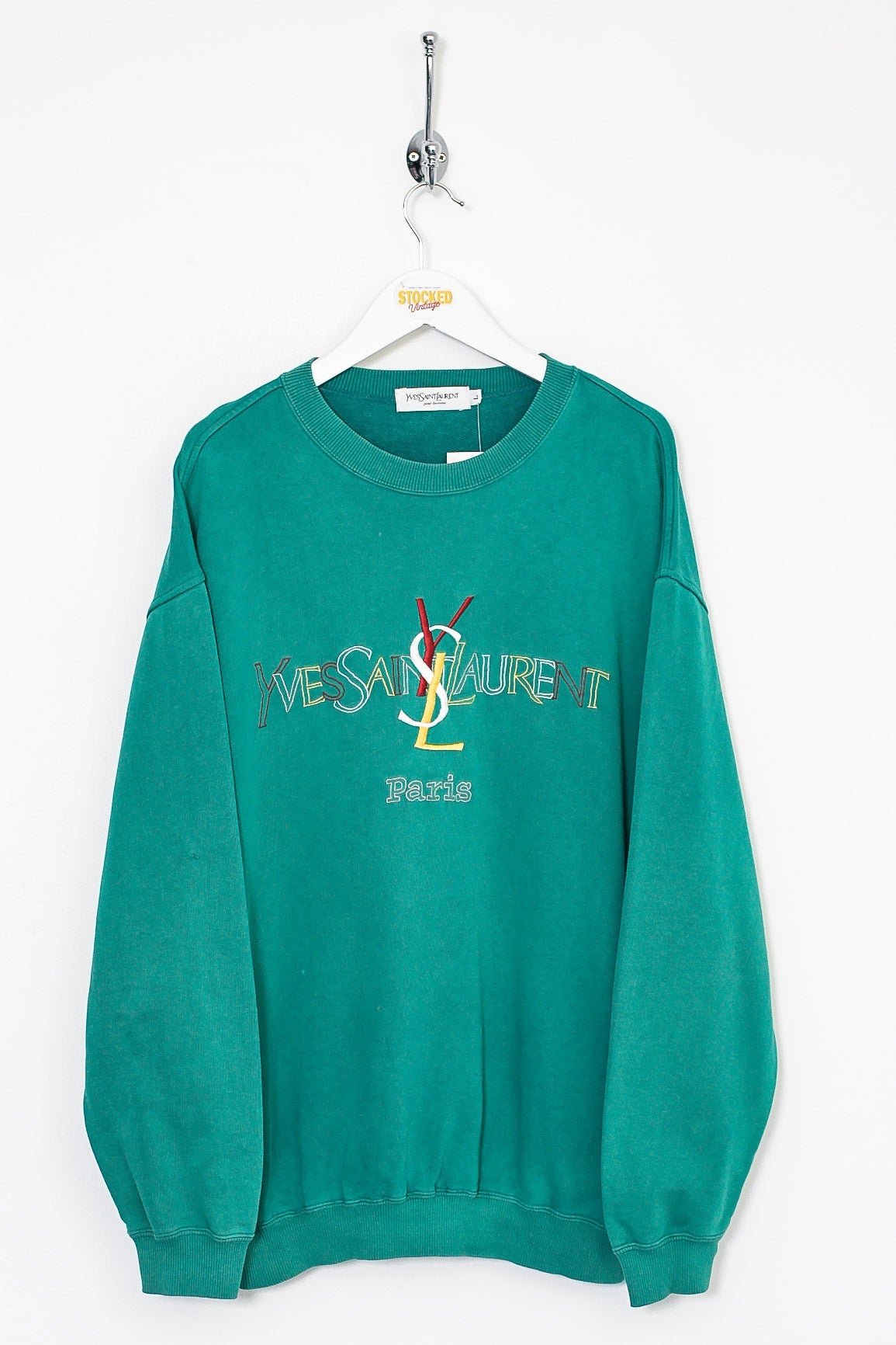 90s YSL Sweatshirt L Stocked Vintage