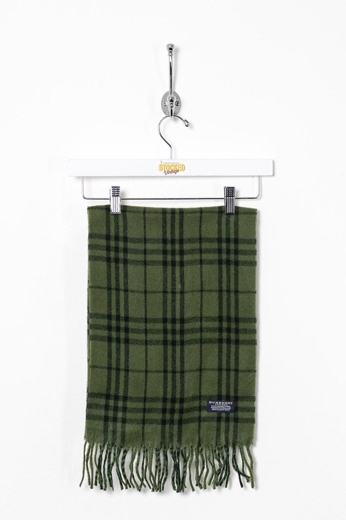 00s Burberry Nova Check Lambswool Scarf