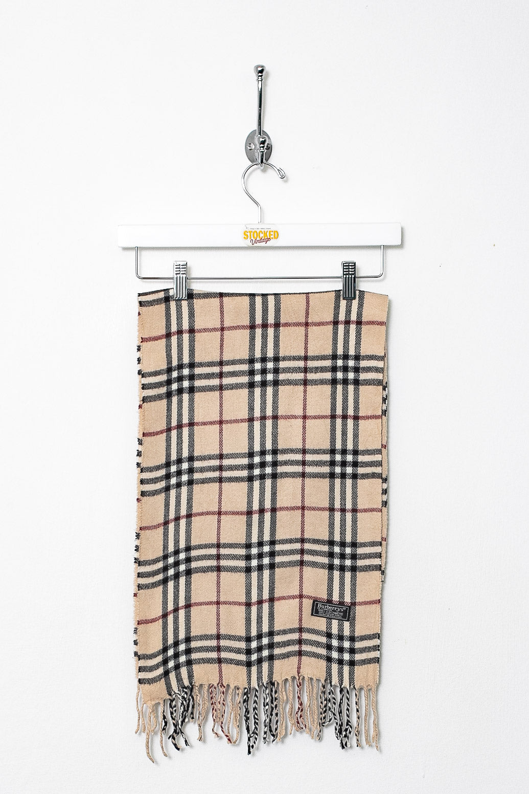 00s Burberry Nova Check Cashmere Scarf